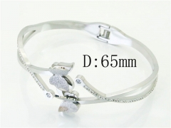 HY Wholesale Bangles Jewelry Stainless Steel 316L Popular Bangle-HY80B1871PQ