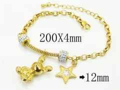 HY Wholesale Bracelets 316L Stainless Steel Jewelry Bracelets-HY32B1044HIF