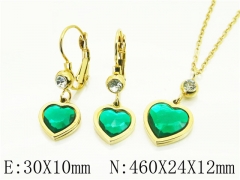 HY Wholesale Jewelry Set 316L Stainless Steel jewelry Set-HY67S0056OE