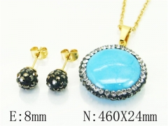 HY Wholesale Jewelry Set 316L Stainless Steel jewelry Set-HY67S0043LV