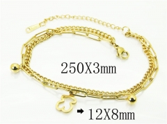 HY Wholesale Bracelets 316L Stainless Steel Jewelry Bracelets-HY80B1878NX