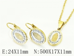 HY Wholesale Jewelry Set 316L Stainless Steel jewelry Set-HY67S0067PW