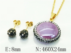 HY Wholesale Jewelry Set 316L Stainless Steel jewelry Set-HY67S0044LC