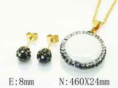 HY Wholesale Jewelry Set 316L Stainless Steel jewelry Set-HY67S0041LG
