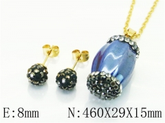 HY Wholesale Jewelry Set 316L Stainless Steel jewelry Set-HY67S0046LF