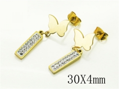 HY Wholesale Earrings 316L Stainless Steel Earrings Jewelry-HY80E1018KC