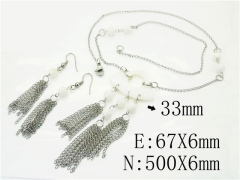 HY Wholesale Jewelry Set 316L Stainless Steel jewelry Set-HY92S0114IZZ