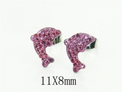 HY Wholesale Earrings 316L Stainless Steel Earrings Jewelry-HY64E0498CJL