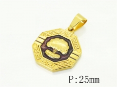 HY Wholesale Pendant Jewelry 316L Stainless Steel Jewelry Pendant-HY62P0286JB