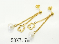 HY Wholesale Earrings 316L Stainless Steel Earrings Jewelry-HY74E0123SKL