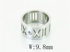 HY Wholesale Rings Jewelry Stainless Steel 316L Rings-HY64R0890NB