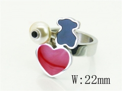 HY Wholesale Rings Jewelry Stainless Steel 316L Rings-HY64R0873PF