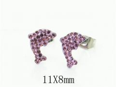 HY Wholesale Earrings 316L Stainless Steel Earrings Jewelry-HY64E0499VJL