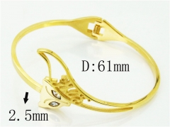 HY Wholesale Bangles Jewelry Stainless Steel 316L Popular Bangle-HY64B1668HDD