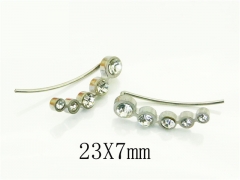 HY Wholesale Earrings 316L Stainless Steel Earrings Jewelry-HY74E0093KO