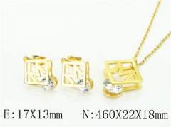 HY Wholesale Jewelry Set 316L Stainless Steel jewelry Set-HY64S1420HHA
