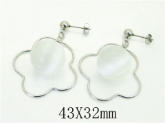 HY Wholesale Earrings 316L Stainless Steel Earrings Jewelry-HY64E0538KE