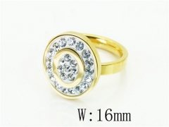 HY Wholesale Rings Jewelry Stainless Steel 316L Rings-HY64R0896NC
