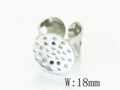 HY Wholesale Rings Jewelry Stainless Steel 316L Rings-HY64R0900OW