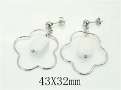 HY Wholesale Earrings 316L Stainless Steel Earrings Jewelry-HY64E0533KC
