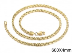 HY Wholesale Chain Jewelry 316 Stainless Steel Necklace Chain-HY0150N0383