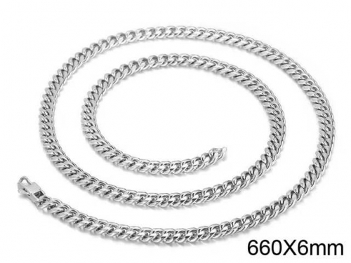 HY Wholesale Chain Jewelry 316 Stainless Steel Necklace Chain-HY0150N0563