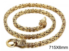 HY Wholesale Chain Jewelry 316 Stainless Steel Necklace Chain-HY0150N0666