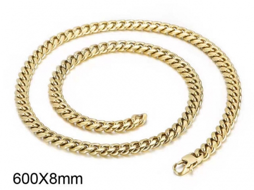 HY Wholesale Chain Jewelry 316 Stainless Steel Necklace Chain-HY0150N0566