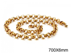 HY Wholesale Chain Jewelry 316 Stainless Steel Necklace Chain-HY0150N1038