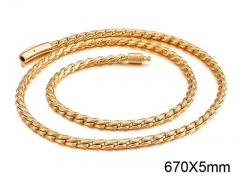 HY Wholesale Chain Jewelry 316 Stainless Steel Necklace Chain-HY0150N1030