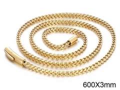 HY Wholesale Chain Jewelry 316 Stainless Steel Necklace Chain-HY0150N0057
