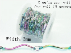 HY Wholesale 316 Stainless Steel Jewelry Cheap Long Chain-HY70A2655NFF