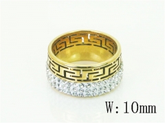 HY Wholesale Rings Jewelry Stainless Steel 316L Rings-HY62R0086MW