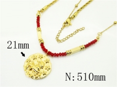 HY Wholesale Stainless Steel 316L Jewelry Necklaces-HY92N0523HLS