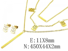 HY Wholesale Jewelry Set 316L Stainless Steel jewelry Set-HY12S0868HHE