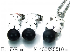 HY Wholesale Jewelry Set 316L Stainless Steel jewelry Set-HY12S0633OW