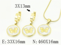 HY Wholesale Jewelry Set 316L Stainless Steel jewelry Set-HY32S0123HJS