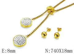 HY Wholesale Jewelry Set 316L Stainless Steel jewelry Set-HY12S0813HLR