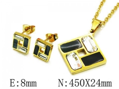 HY Wholesale Jewelry Set 316L Stainless Steel jewelry Set-HY12S0835HIQ