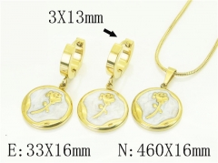 HY Wholesale Jewelry Set 316L Stainless Steel jewelry Set-HY32S0124HJX