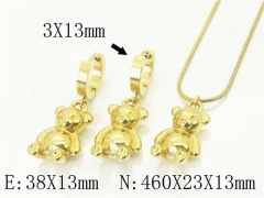 HY Wholesale Jewelry Set 316L Stainless Steel jewelry Set-HY32S0120HLX