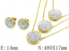 HY Wholesale Jewelry Set 316L Stainless Steel jewelry Set-HY12S0847HIW