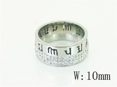 HY Wholesale Rings Jewelry Stainless Steel 316L Rings-HY62R0089LD