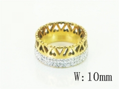 HY Wholesale Rings Jewelry Stainless Steel 316L Rings-HY62R0084MC