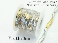HY Wholesale 316 Stainless Steel Jewelry Cheap Long Chain-HY70A2648KOS