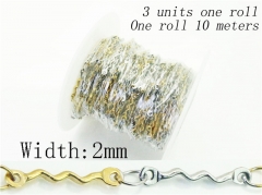 HY Wholesale 316 Stainless Steel Jewelry Cheap Long Chain-HY70A2670NLW