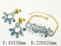 HY Wholesale Jewelry Set 316L Stainless Steel jewelry Set-HY19S0118HLQ