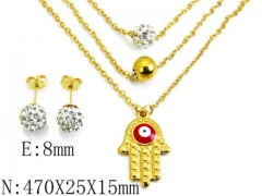 HY Wholesale Jewelry Set 316L Stainless Steel jewelry Set-HY12S0431H20