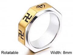 HY Wholesale Popular Rings Jewelry Stainless Steel 316L Rings-HY0150R0155