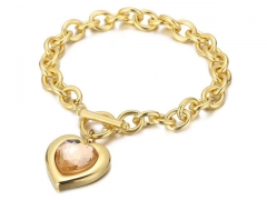 HY Wholesale Bracelets Jewelry 316L Stainless Steel Bracelets Jewelry-HY0151B0597